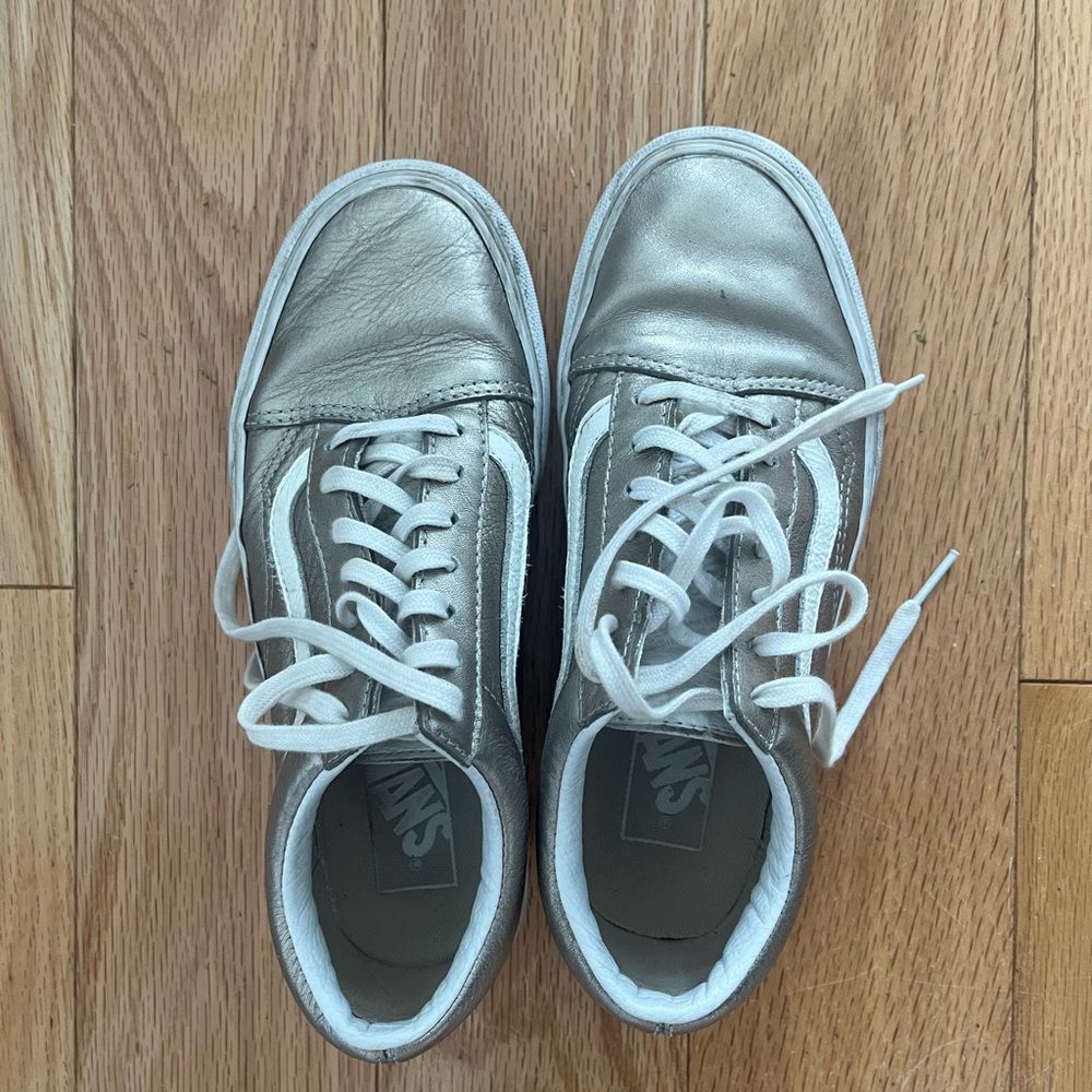 Gold Vans Woman Size 6
